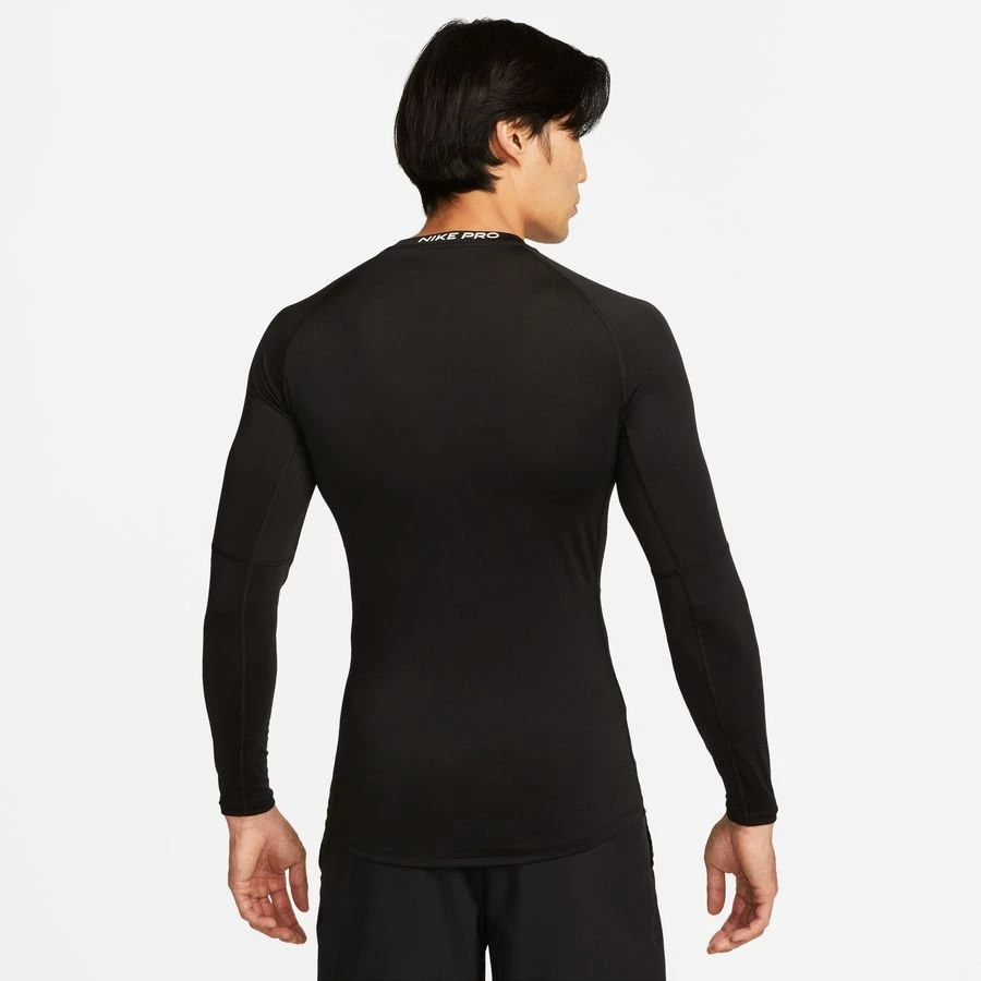 Nike Pro Baselayer Dri-FIT - Black/White Long Sleeves 2 Nike Pro Baselayer Dri-FIT - Black/White Long Sleeves - Image 2