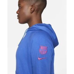 Nike Barcelona Hoodie NSW - Game Royal/Fireberry Woman -football a39757943155