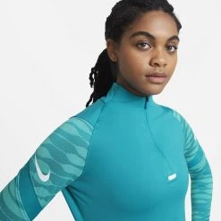 Nike Training Shirt Dri-FIT Strike 21 Drill - Aquamarine/Tropical Twist/White Woman -football a3e4331b35ea