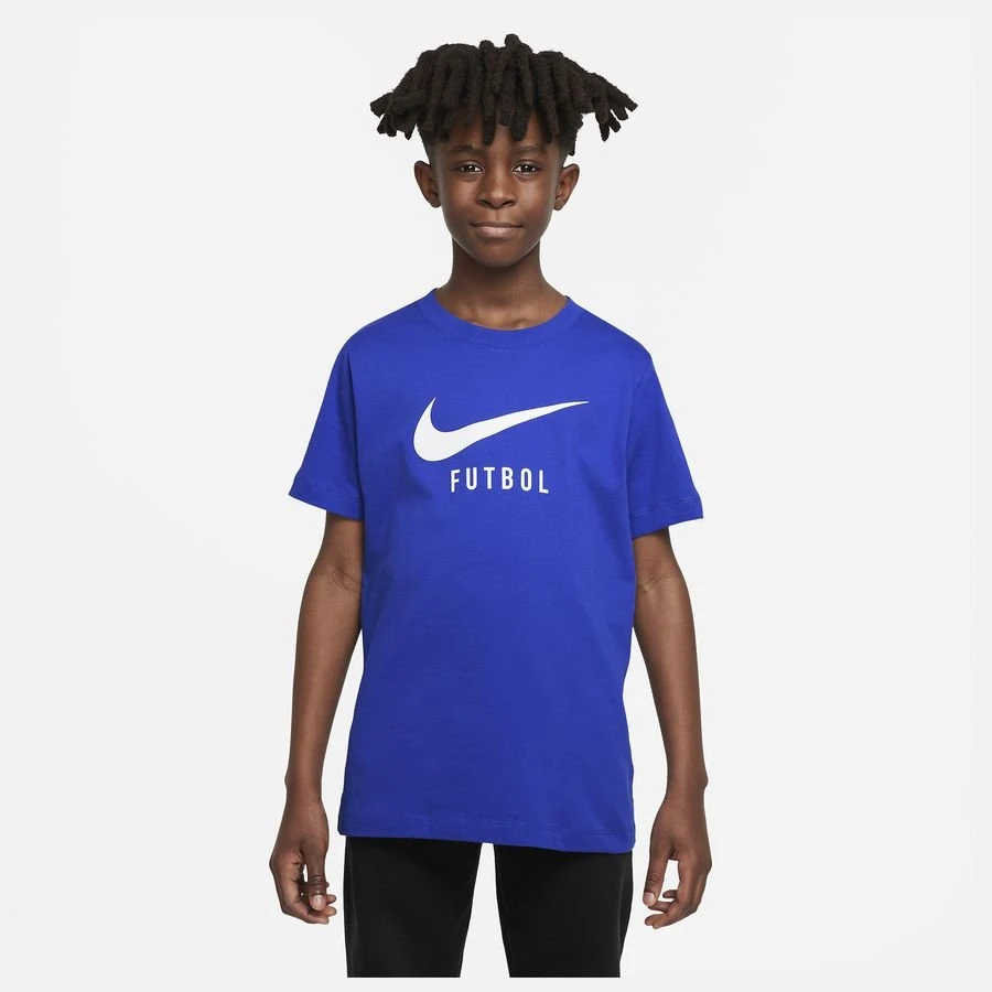 Nike T-Shirt NSW Swoosh - Game Royal/White Kids 1 Nike T-Shirt NSW Swoosh - Game Royal/White Kids