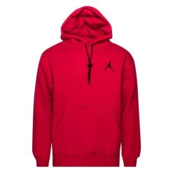 Nike Hoodie Fleece Jordan Jumpman Air - Gym Red/Black