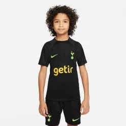 Nike Tottenham Training T-Shirt Dri-FIT Strike - Black/Volt Kids
