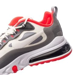 Nike Sneaker Air Max 270 React - Summit White/White/Smoke Grey -football a6f89e69ecf5