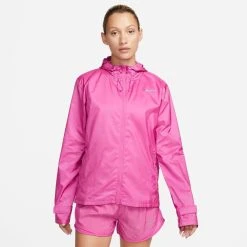Nike Running Jacket Essential - Fuchsia/Reflect Silver Woman