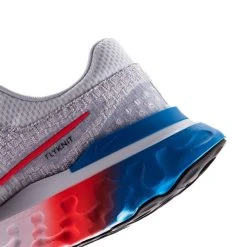 Nike Running Shoe React Infinity Run FK 3 - Football Grey/Bright Crimson/Cobalt Blue Woman 15 Nike Running Shoe React Infinity Run FK 3 - Football Grey/Bright Crimson/Cobalt Blue Woman -football a841fa6b67bb