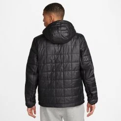 Nike Liverpool Winter Jacket Fleece Synthetic-fill - Black/Particle Grey/Siren Red -football a84e14df42e9