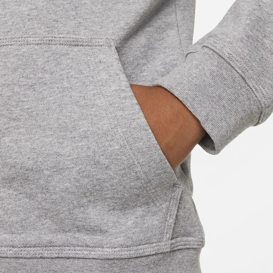 Nike Hoodie NSW Club FT FZ - Grey/White Kids 11 Nike Hoodie NSW Club FT FZ - Grey/White Kids - Image 11