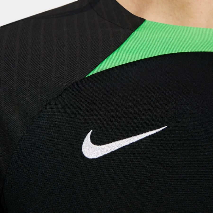 Nike Liverpool Training T-Shirt Dri-FIT Strike - Black/Poison Green/White 4 Nike Liverpool Training T-Shirt Dri-FIT Strike - Black/Poison Green/White - Image 4