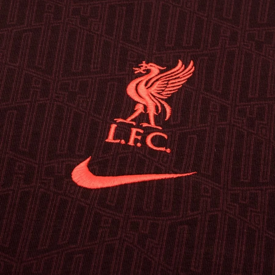 Nike Liverpool Sweatshirt NSW Club Crew - Burgundy Crush/Siren Red 2 Nike Liverpool Sweatshirt NSW Club Crew - Burgundy Crush/Siren Red - Image 2