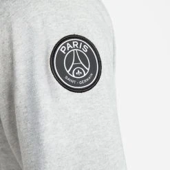 Nike Paris Saint Germain T-Shirt Knockout - Grey Heather Long Sleeves -football aebf30eb5050