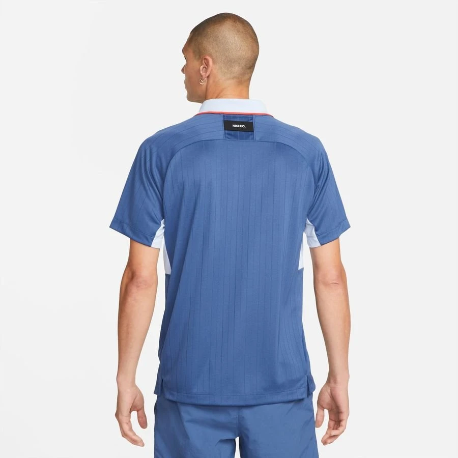 Nike F.C. T-Shirt Dri-FIT Tribuna - Mystic Navy/Light Marine/White 2 Nike F.C. T-Shirt Dri-FIT Tribuna - Mystic Navy/Light Marine/White - Image 2