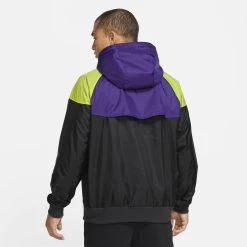 Nike Tottenham Jacket Windrunner NSW - Black/Court Purple/Venom Green -football b069180fba0d