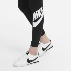 Nike Leggings NSW Essential - Black/White Woman -football b06a6893ceff