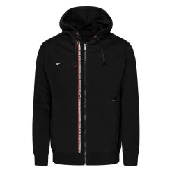 Nike F.C. Hoodie Tribuna Fleece - Black/Habanero Red/White