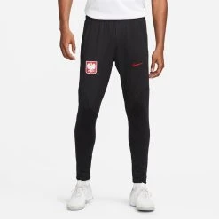 Nike Poland Training Trousers Dri-FIT Strike 2022/23 - Black/Sport Red