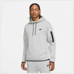 Nike Hoodie NSW Tech Fleece - Grey Heather/Black