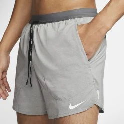 Nike Running Shorts Flex Stride - Iron Grey/White/Reflect Silver -football b26a50ceacb0