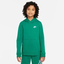 Nike Hoodie NSW Club - Malachite/White Kids