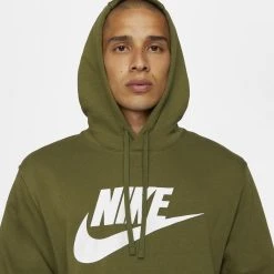 Nike Hoodie NSW Club - Rough Green/White 7 Nike Hoodie NSW Club - Rough Green/White -football b5d70f194302