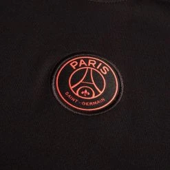 Nike Paris Saint Germain Training T-Shirt Dri-FIT Lifestyle - Black/Dark Grey/Siren Red Woman -football b725c8651008