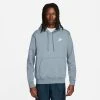 Nike Hoodie NSW Club - Ash Blue/White