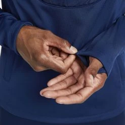 Nike Training Shirt Therma-FIT Academy Drill Winter Warrior - Blue Void/Volt -football b7a6fed9ac86