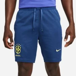 Nike Brazil Training Shorts Dri-FIT Travel 2022/23 - Coastal Blue/Green Spark/Dynamic Yellow