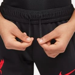 Nike Liverpool Training Trousers Dri-FIT Strike - Black/Siren Red Kids -football b95e5596e035