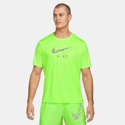 Nike Running T-Shirt Dri-FIT Run Division - Ghost Green/Reflect Silver