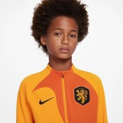 Nike Holland Training Jacket Academy Pro Anthem 2022/23 - Orange Peel/Black Kids -football b9ff526859c8