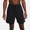 Nike Running Shorts Unlimited Woven 7" 2IN1 - Black