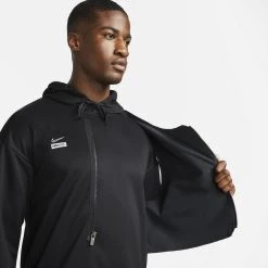 Nike F.C. Hoodie Dri-FIT - Black/Reflect Silver -football bb3e5ed8c75f
