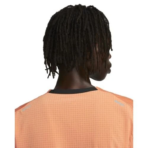 Nike Running T-Shirt Dri-FIT Trail Rise 365 - Orange/Coconut Milk 3 Nike Running T-Shirt Dri-FIT Trail Rise 365 - Orange/Coconut Milk - Image 3