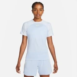 Nike Training T-Shirt Dri-FIT Strike - Light Marine/Football Grey/White Woman