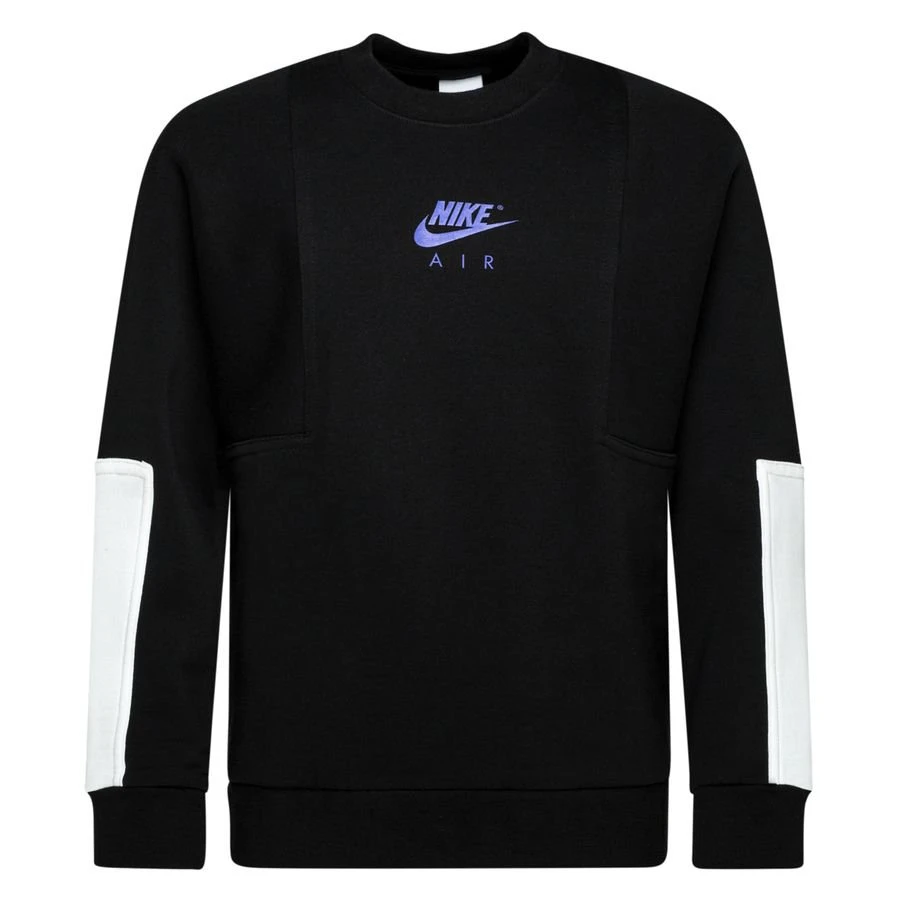 Nike Sweatshirt NSW Air Crew - Black/White/Violet Kids 1 Nike Sweatshirt NSW Air Crew - Black/White/Violet Kids