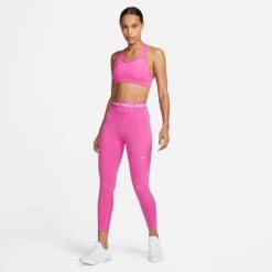 Nike Sports Bra Swoosh Non-pad - Fuchsia/White Woman -football c115061dedf2