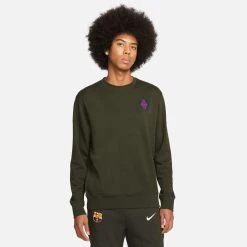 Nike Barcelona Sweatshirt NSW Club French Terry - Sequoia/Black