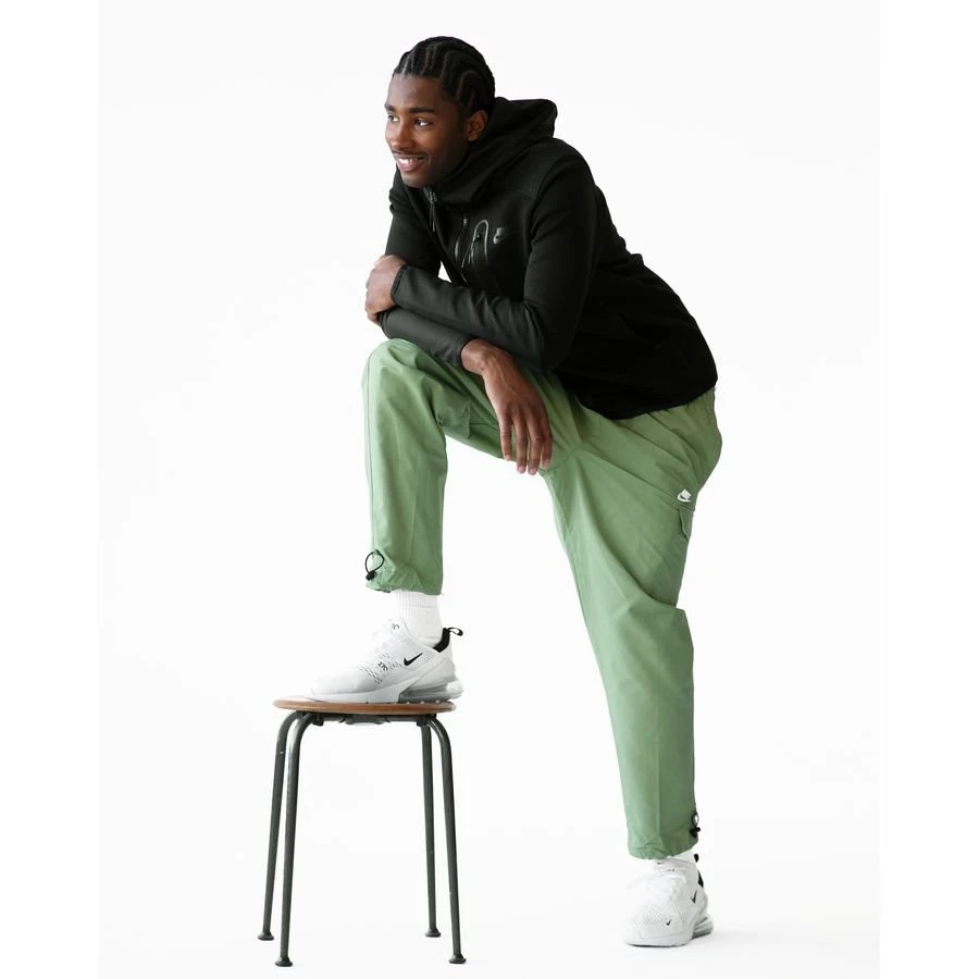 Nike Hoodie NSW Tech Fleece Overlay FZ - Black 2 Nike Hoodie NSW Tech Fleece Overlay FZ - Black - Image 2