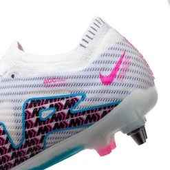 Nike Air Zoom Mercurial Vapor 15 Elite SG-PRO PLAYER EDITION Blast - White/Baltic Blue/Pink Blast/Indigo Haze -football c2ff81525fca