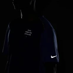 Nike Running T-Shirt Dri-FIT Run Division Rise 365 - Medium Blue/Reflect Silver -football c43e49e0a03a