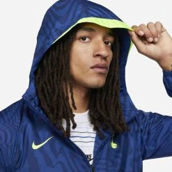 Nike Tottenham Jacket AWF GX - Indigo Force/Volt -football c48d598b5c16