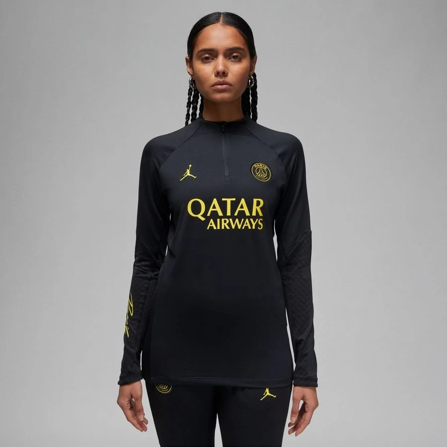 Nike Paris Saint Germain Tracksuit Dri-FIT Strike Jordan X PSG Black/Yellow Woman 2 Nike Paris Saint Germain Tracksuit Dri-FIT Strike Jordan X PSG Black/Yellow Woman - Image 2