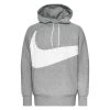 Nike Hoodie Sportswear Swoosh Tech Fleece - Grey/White
