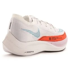 Nike Running Shoe ZoomX Vaporfly NEXT% 2 - White/Laser Blue/Orange Woman -football c6294a2bd713