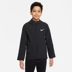 Nike Training Jacket Dri-FIT Woven - Black/White Kids