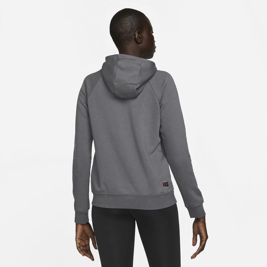 Nike Paris Saint Germain Hoodie NSW Essential - Dark Grey/Black Woman 2 Nike Paris Saint Germain Hoodie NSW Essential - Dark Grey/Black Woman - Image 2