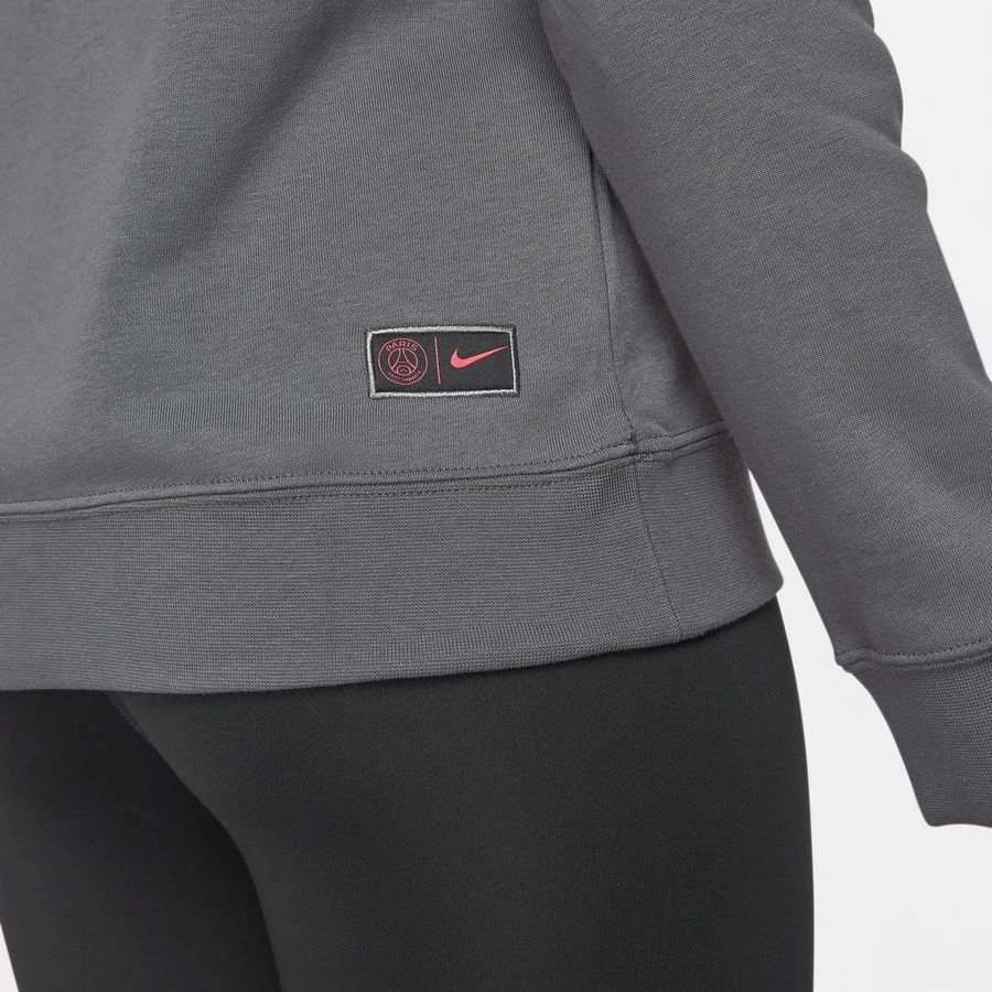 Nike Paris Saint Germain Hoodie NSW Essential - Dark Grey/Black Woman 5 Nike Paris Saint Germain Hoodie NSW Essential - Dark Grey/Black Woman - Image 5
