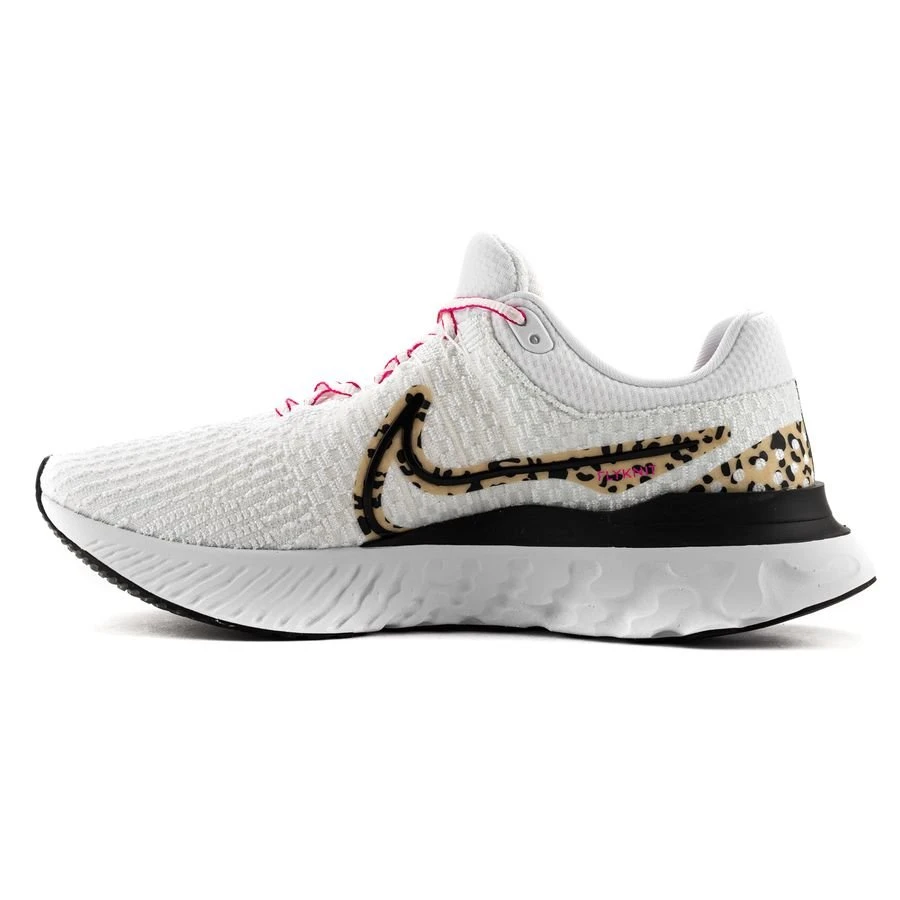 Nike Running Shoe React Infinity Flyknit 3 - White/Black/Pink Prime Woman 2 Nike Running Shoe React Infinity Flyknit 3 - White/Black/Pink Prime Woman - Image 2