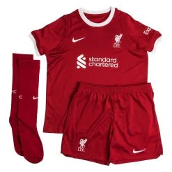 Nike Liverpool Home Shirt 2023/24 Mini-Kit Kids