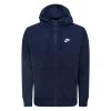 Nike Hoodie NSW Club - Midnight Navy/White